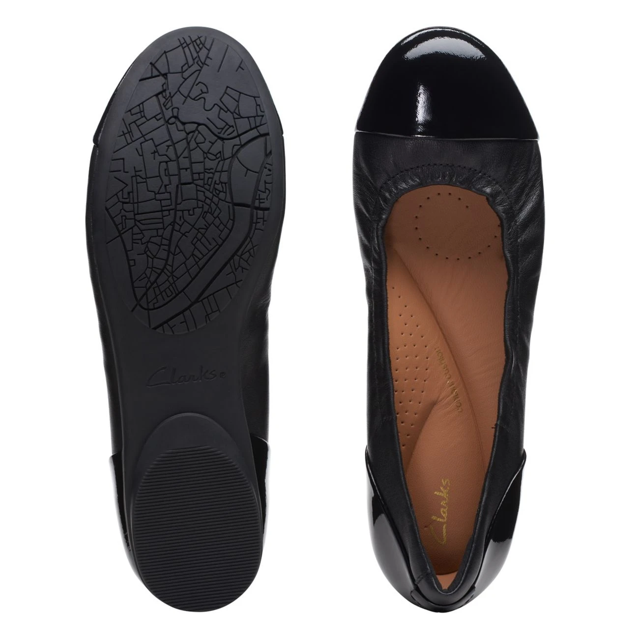 Clarks Rena Jazz Black Leather 8 Clarks Rena Jazz Black Leather - Image 7