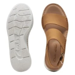 Clarks Velhill Strap Light Tan Nubuck -Clarks 26170823 W 7