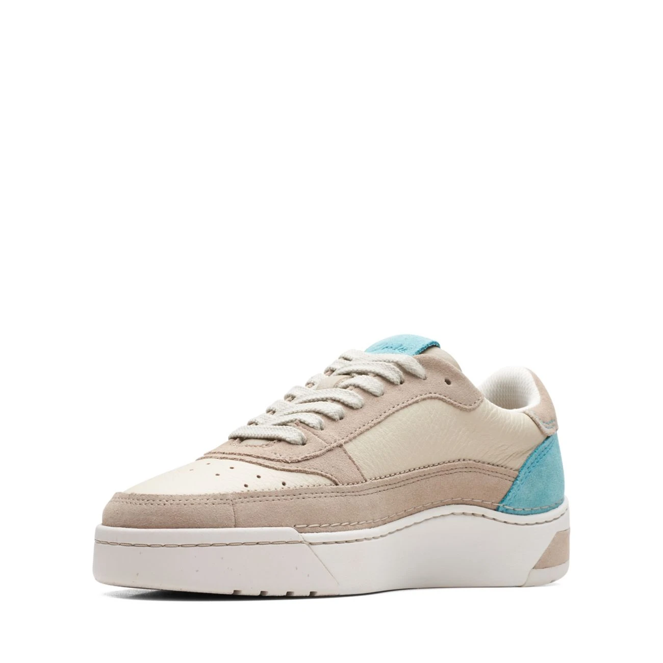 Clarks Craft Court Lace Sand Combi 6 Clarks Craft Court Lace Sand Combi - Image 4