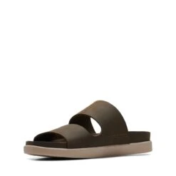 Clarks Sunder Coast Dark Olive Leather -Clarks 26170945 W 4