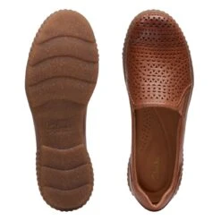 Clarks Magnolia Aster Light Tan Leather 15 Clarks Magnolia Aster Light Tan Leather -Clarks 26170998 W 7