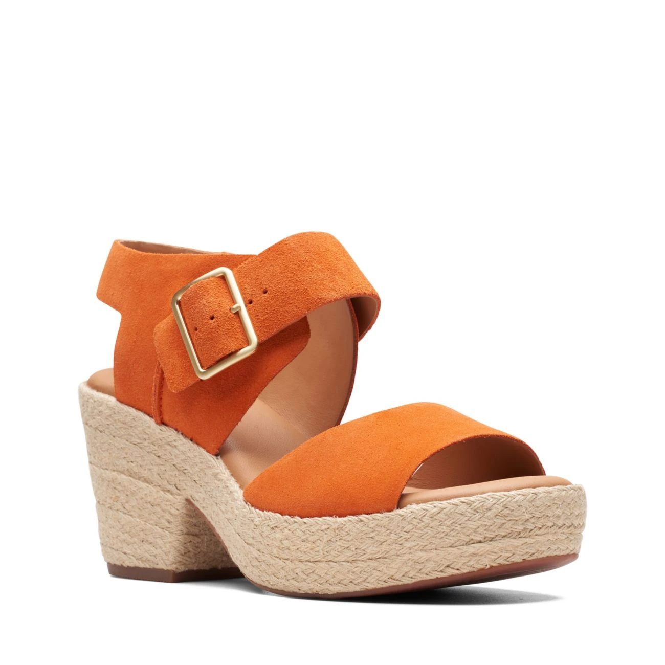 Clarks Kimmei Hi Strap Orange Suede 4 Clarks Kimmei Hi Strap Orange Suede - Image 2