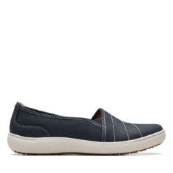 Clarks Nalle Violet Navy Leather