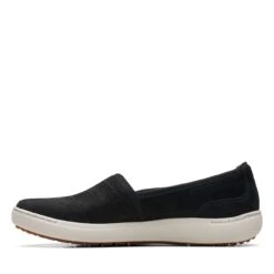 Clarks Nalle Violet Black Leather -Clarks 26171028 W 5