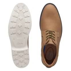 Clarks Malwood Lace Dark Sand -Clarks 26171104 W 7