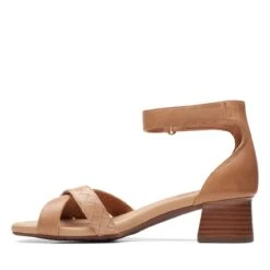 Clarks Desirae Lily Light Tan Leather 13 Clarks Desirae Lily Light Tan Leather -Clarks 26171173 W 5