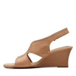 Clarks Kyarra Aster Light Tan Leather -Clarks 26171232 W 5