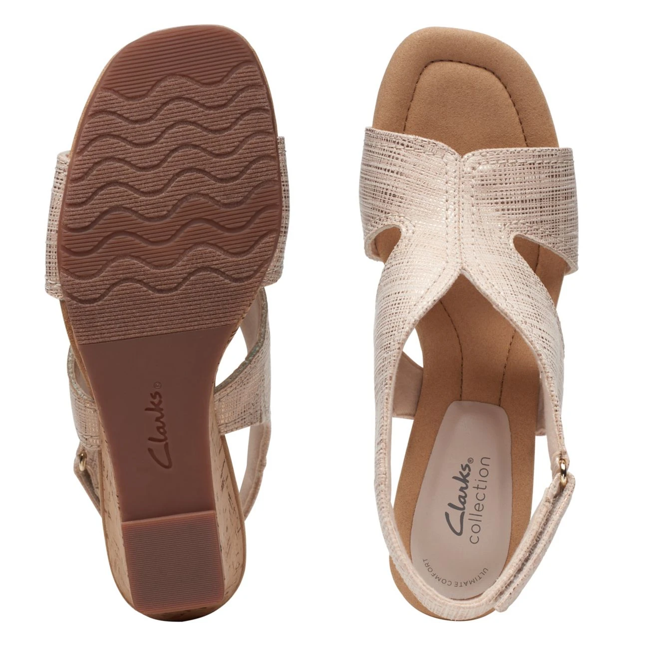 Clarks Kyarra Aster Sand Metallic 9 Clarks Kyarra Aster Sand Metallic - Image 7