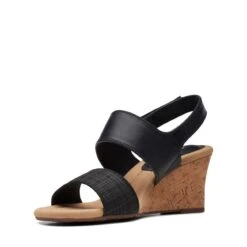 Clarks Kyarra Faye Black Leather -Clarks 26171237 W 4