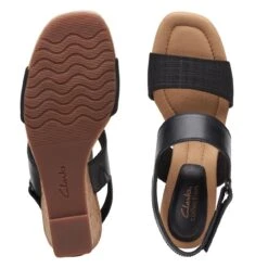 Clarks Kyarra Faye Black Leather -Clarks 26171237 W 7