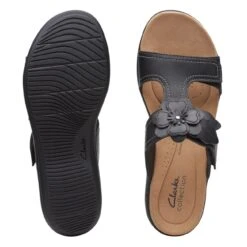 Clarks Laurieann Madi Black Leather -Clarks 26171252 W 7