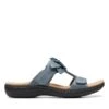 Clarks Laurieann Madi Blue Grey Leather -Clarks 26171255 W 1