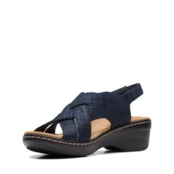 Clarks Merliah Echo Navy Interest -Clarks 26171300 W 4