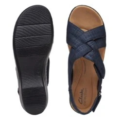 Clarks Merliah Echo Navy Interest -Clarks 26171300 W 7