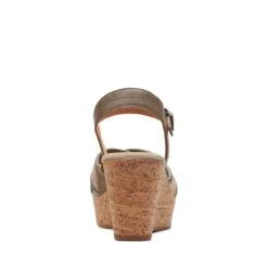 Clarks Elleri Plum Olive Leather -Clarks 26171441 W 6