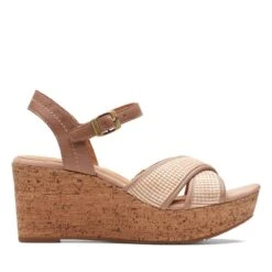 Clarks Elleri Plum Praline Leather