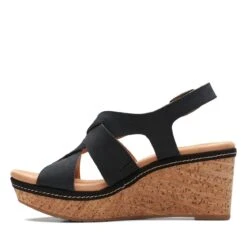 Clarks Elleri Rae Black Nubuck 13 Clarks Elleri Rae Black Nubuck -Clarks 26171444 W 5