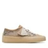 Clarks Caravan Low Tan Floral Txt -Clarks 26171479 W 1