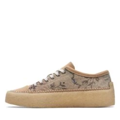 Clarks Caravan Low Tan Floral Txt -Clarks 26171479 W 5