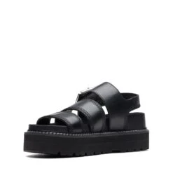 Clarks Orianna Over Black Leather -Clarks 26171506 W 4