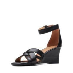 Clarks Cielo Charm Black Leather 12 Clarks Cielo Charm Black Leather -Clarks 26171524 W 4