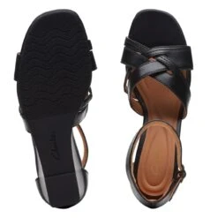 Clarks Cielo Charm Black Leather 15 Clarks Cielo Charm Black Leather -Clarks 26171524 W 7