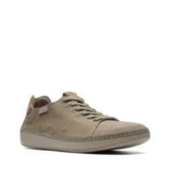 Clarks Higley Lace Olive Canvas -Clarks 26171546 W 2