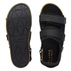 Clarks Overleigh Tor Black -Clarks 26171616 W 7