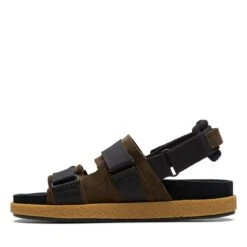 Clarks Overleigh Tor Olive Combination -Clarks 26171617 W 5