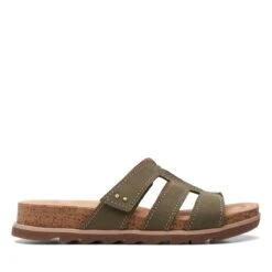 Clarks Yacht Coral Olive Nubuck