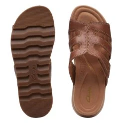 Clarks Yacht Coral Tan Leather -Clarks 26171763 W 7