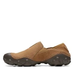 Clarks Mokolite Easy Dark Sand Suede -Clarks 26171783 W 5