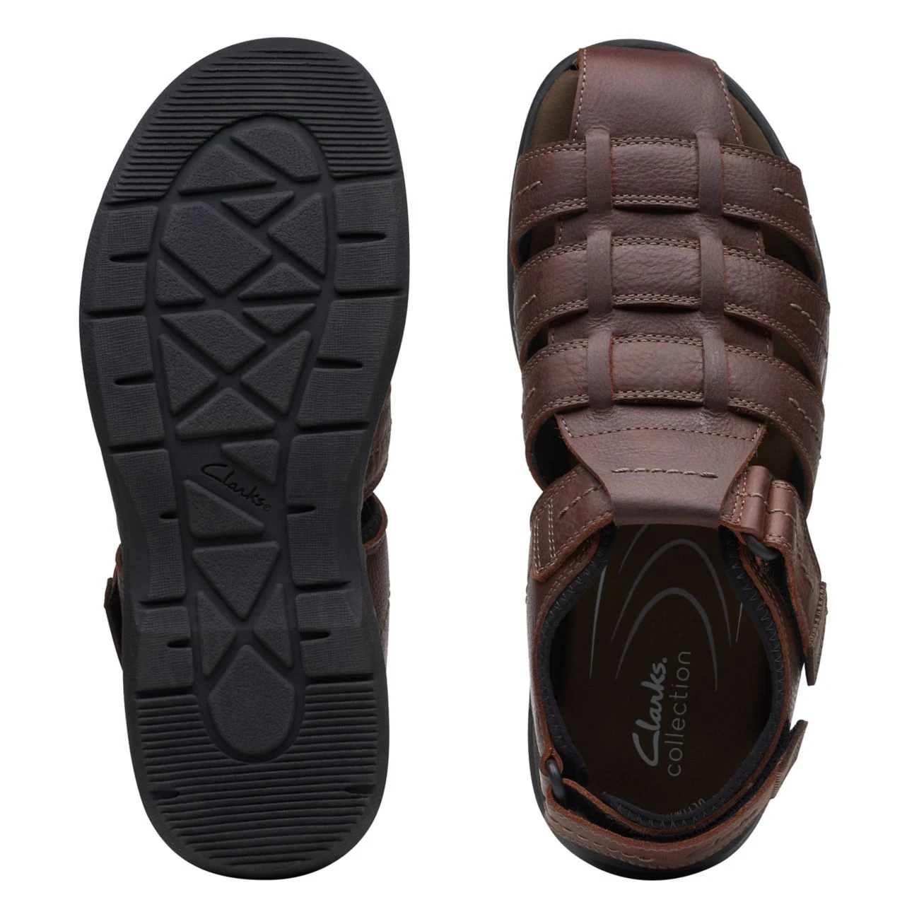 Clarks Walkford Fish Brown Tumbled 9 Clarks Walkford Fish Brown Tumbled - Image 7