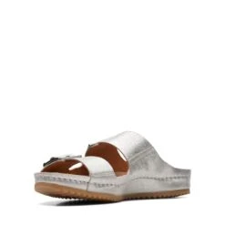 Clarks Brookleigh Sun Silver Leather -Clarks 26171857 W 4