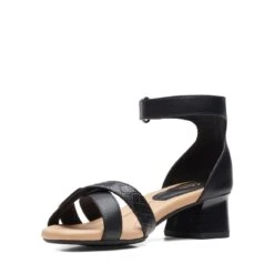 Clarks Desirae Lily Black/Tan -Clarks 26171913 W 4