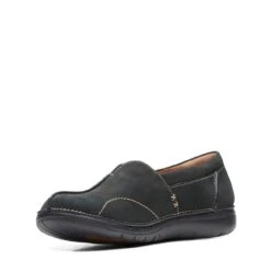 Clarks Un Loop Stride Black Nubuck 12 Clarks Un Loop Stride Black Nubuck -Clarks 26171927 W 4