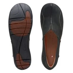 Clarks Un Loop Stride Black Nubuck 15 Clarks Un Loop Stride Black Nubuck -Clarks 26171927 W 7