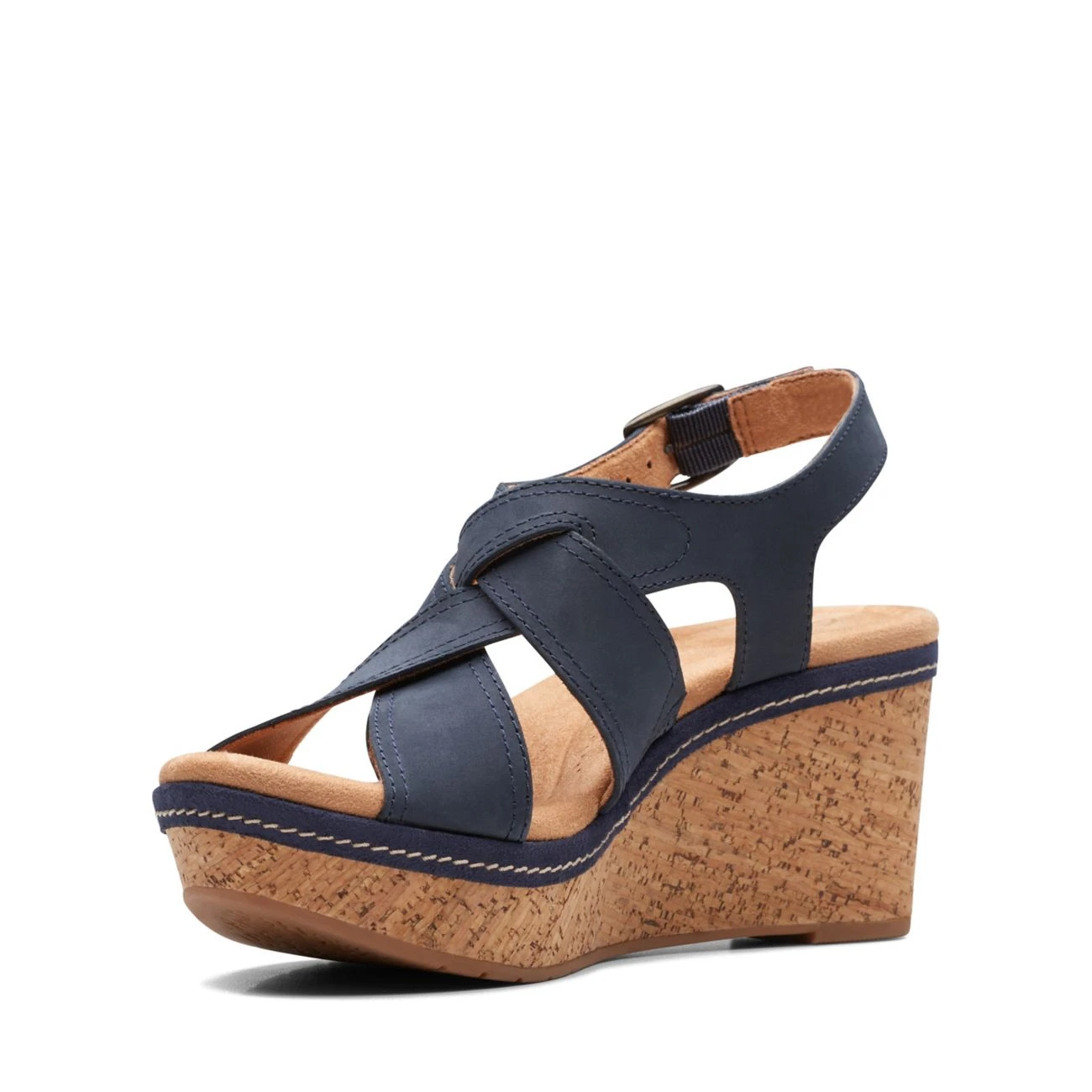 Clarks Elleri Rae Navy Nubuck 6 Clarks Elleri Rae Navy Nubuck - Image 4