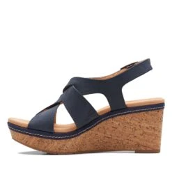 Clarks Elleri Rae Navy Nubuck 13 Clarks Elleri Rae Navy Nubuck -Clarks 26171961 W 5