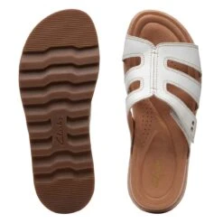 Clarks Yacht Coral White Leather -Clarks 26172014 W 7