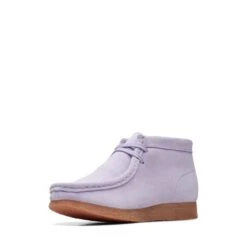Clarks Wallabee Boot Older Lilac Suede 12 Clarks Wallabee Boot Older Lilac Suede -Clarks 26172036 W 4
