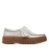 Clarks Torhill Bee Off White Leather 1 Clarks Torhill Bee Off White Leather -Clarks 26172085 W 1