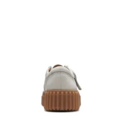 Clarks Torhill Bee Off White Leather -Clarks 26172085 W 6