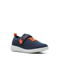 Clarks Ezera Lace K. Navy Textile -Clarks 26172140 W 2
