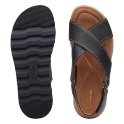 Clarks Yacht Cross Black Leather 15 Clarks Yacht Cross Black Leather -Clarks 26172152 W 7