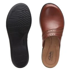 Clarks LAURIEANN EASE Dark Tan Leather 15 Clarks LAURIEANN EASE Dark Tan Leather -Clarks 26172239 W 7