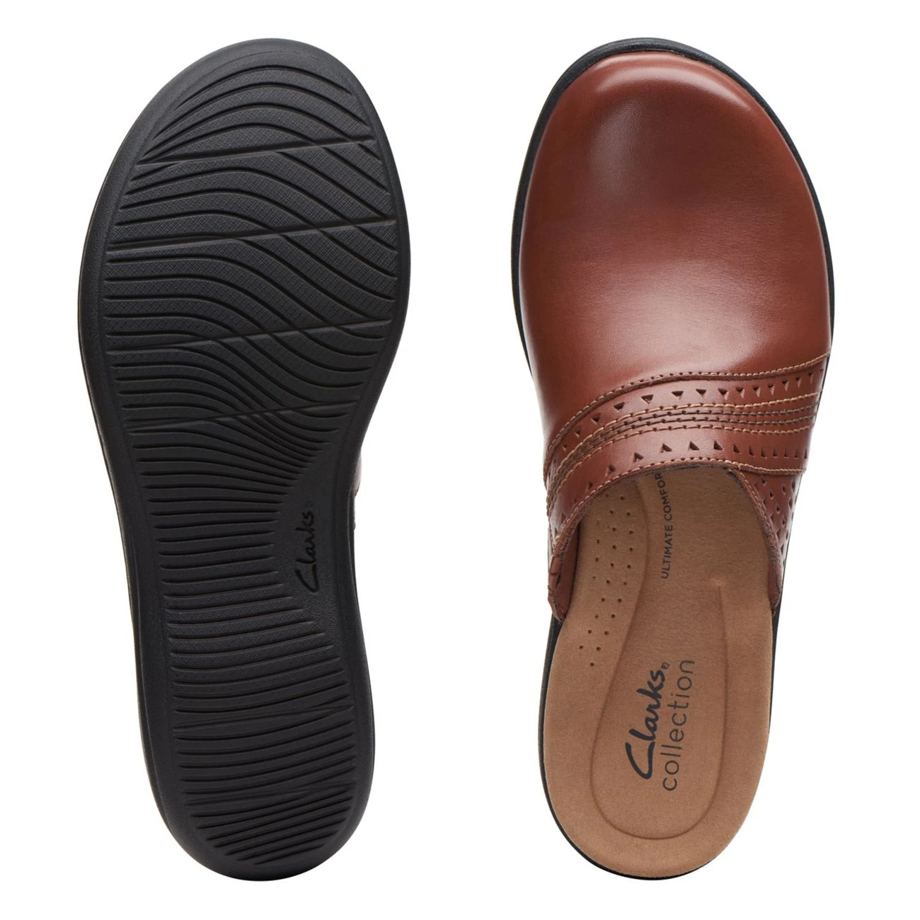 Clarks LAURIEANN EASE Dark Tan Leather 9 Clarks LAURIEANN EASE Dark Tan Leather - Image 7