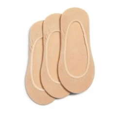 Clarks 3 Pack Solid Liner Black Multi Tan