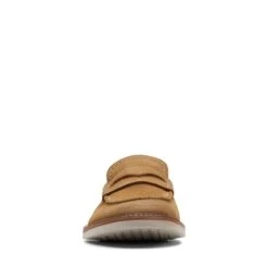 Clarks Atticus LT Slip Dark Sand Suede -Clarks 26172440 W 3