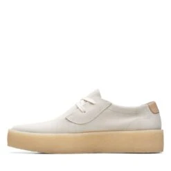 Clarks Ashcott Cup Off White Suede 13 Clarks Ashcott Cup Off White Suede -Clarks 26172515 W 5